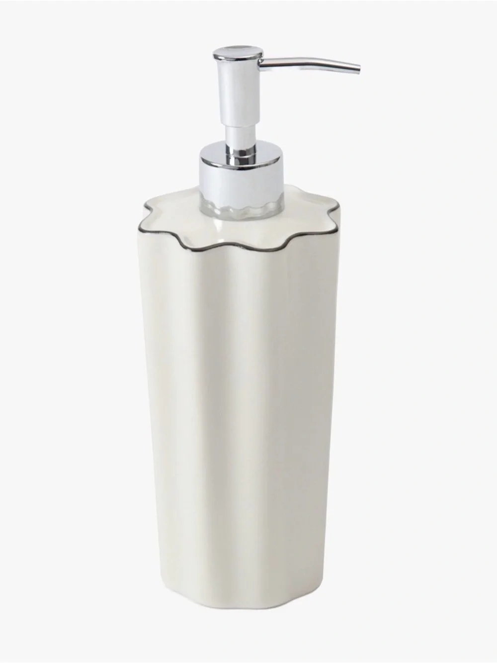 Brand New! Pottery Barn Odille Porcelain Lotion or Soap Dispenser